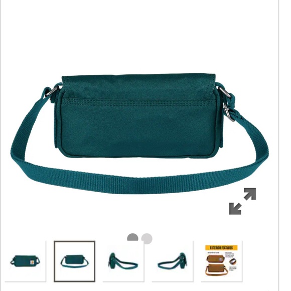 Carhartt Teal Crossbody Belt Bag - Picture 4 of 7